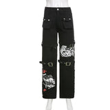 Gothic Emo Alt Cargo Pants